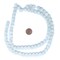 The Bead Chest Matte Round Moonstone Opalite Beads (10mm): Organic Gemstone Round Spherical Energy Stone Healing Power Crystal for Jewelry Bracelet Mala Necklace Making